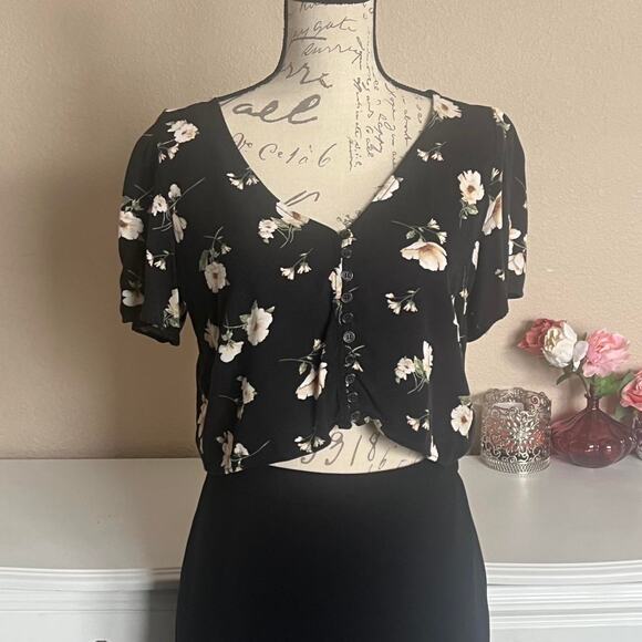 Forever 21 floral blouse - Picture 1 of 5
